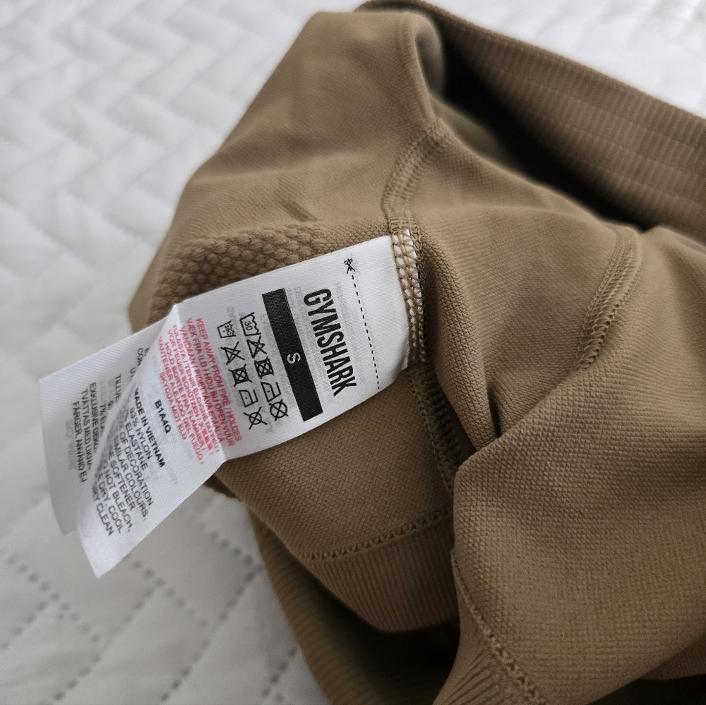 Gymshark Energy Seamless Shorts in Biscotti Brown - Picture 8 of 8